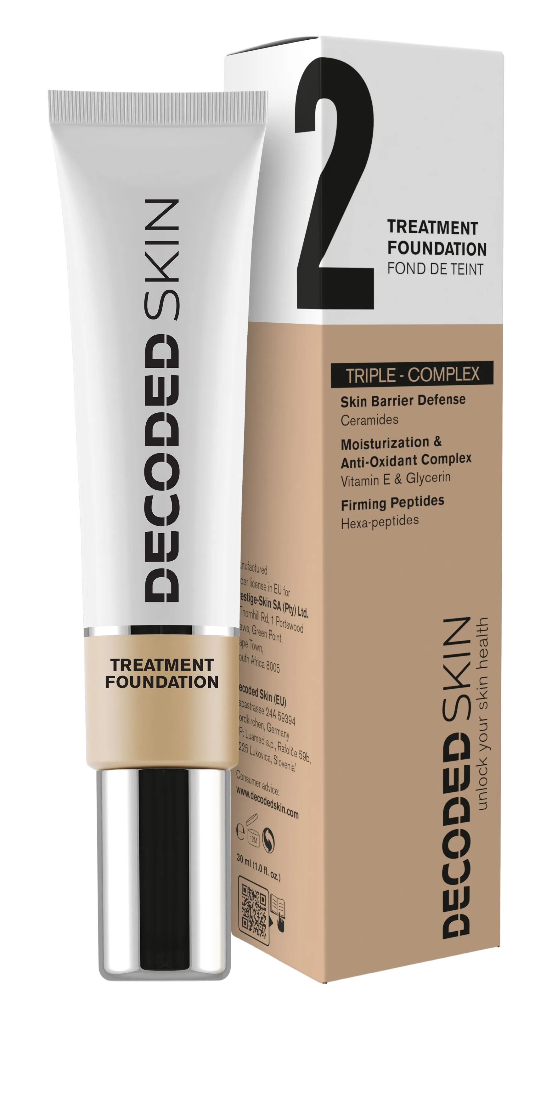 Foundation shade 2, Light to fair