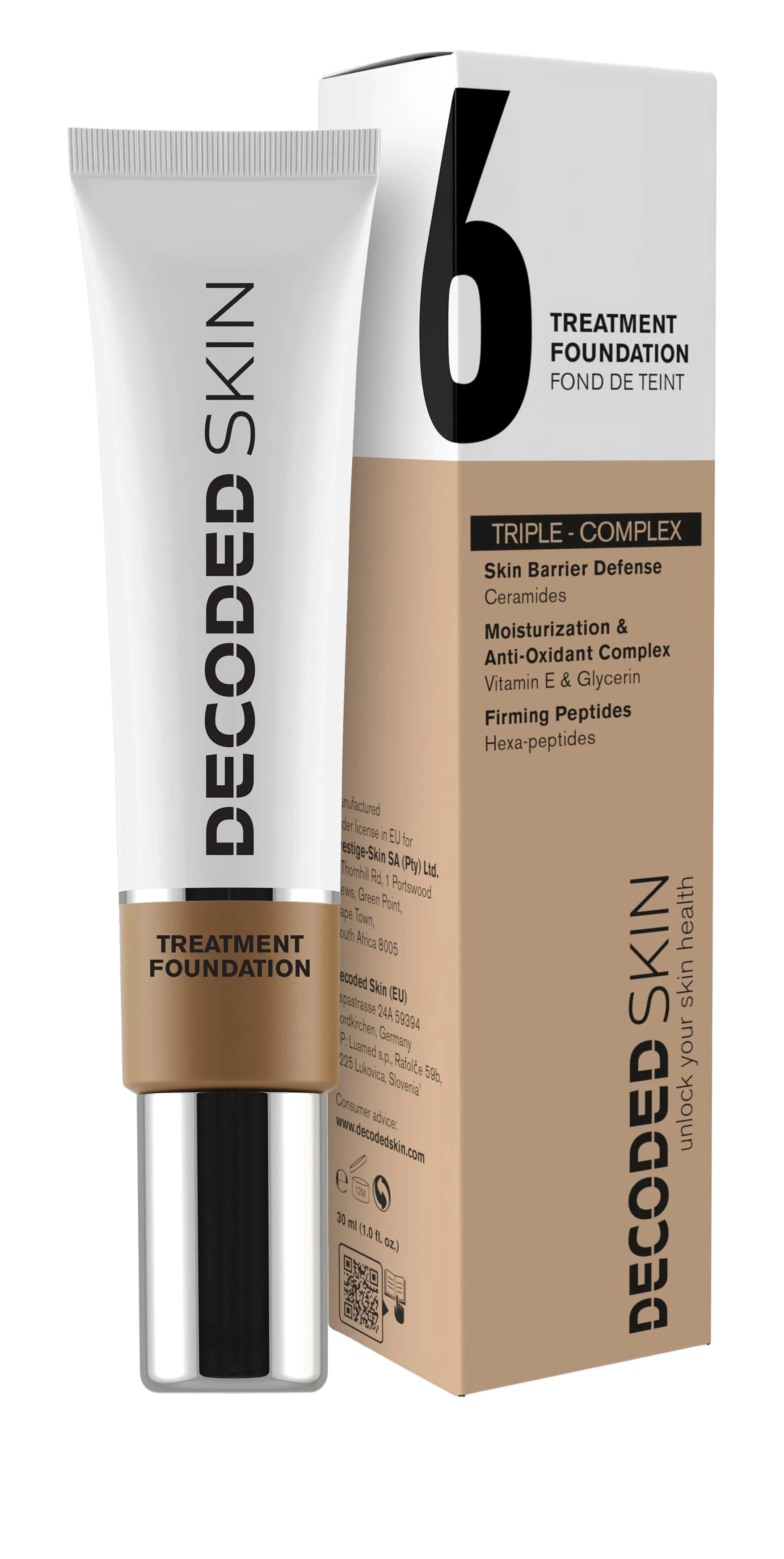 Foundation shade 6, Dark